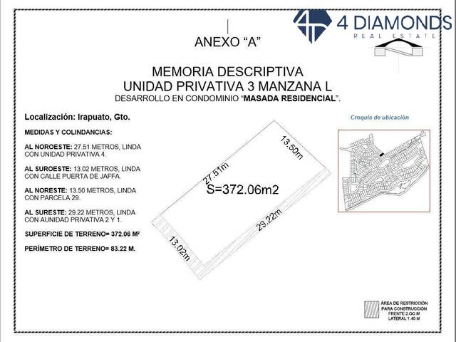 #96 - Área para Venta en Irapuato - GT - 2